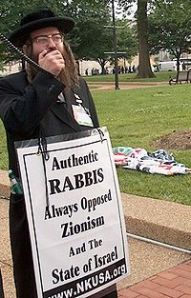 Rabbi Weiss nella manifestazione di Washington
