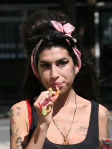 Amy Winehouse all'apice della sua carriera