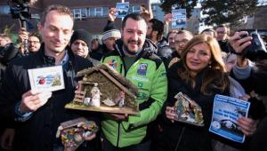 Matteo Salvini a Rozzano con il presepe (di Ignazio La Russa)