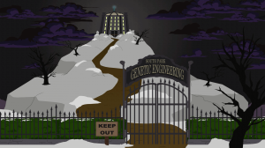 Il tetro laboratorio del genetista Mephesto, in South Park