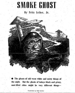 copertina del libro The smoke ghost di Fritz Lieber